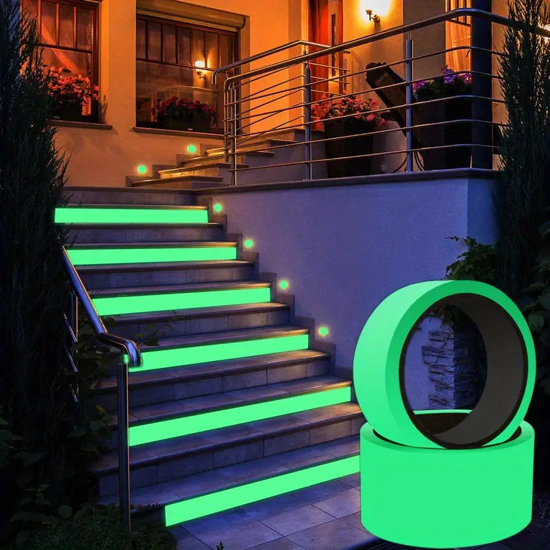 Glow-in-the-Dark Safety Tape.