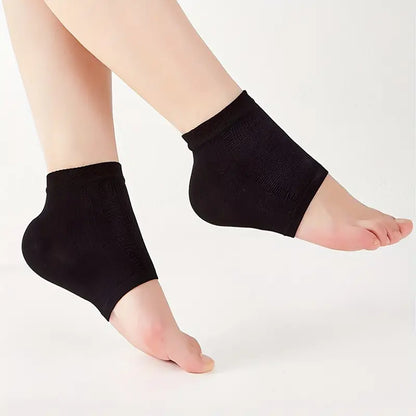 1 Pair Moisturizing Heel Sleeves For Women And Men, Silicone Moisturizing Heel Socks