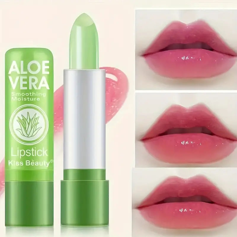 Aloe Vera Color Changing Lipstick - Long Lasting