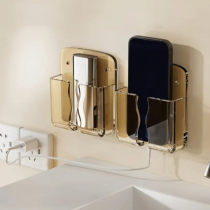 Wall-mounted mobile phone charging box bracket .