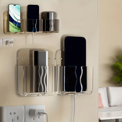 Wall-mounted mobile phone charging box bracket .