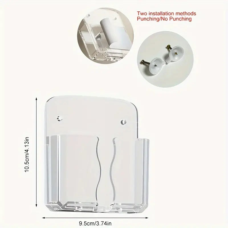 Wall-mounted mobile phone charging box bracket .