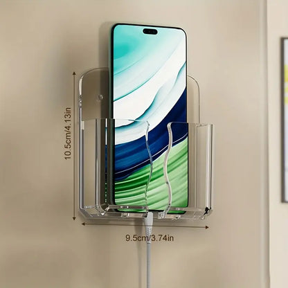 Wall-mounted mobile phone charging box bracket .